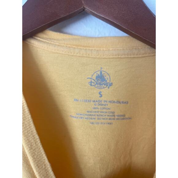 DISNEY Walt Disney World Yellow Short Sleeve Graphic T-shirt - Picture 2 of 3